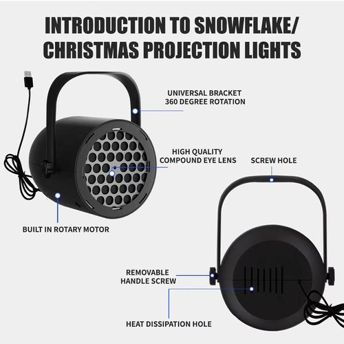 Snowflake Pattern LED Ambient Lamp