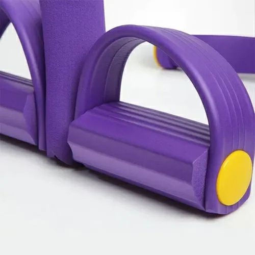 Pedal Resistance Band– 4 Tube Pedal Ankle Puller for Home Workout, Yoga & Strength Training