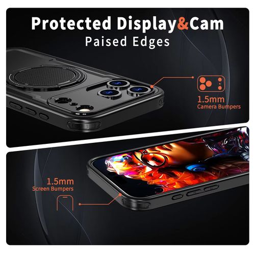 Luxurious Magnetic PU Leather Stand iPhone Case (12–16 Series) | MagSafe Wireless Charging | Premium Leather Cover Ghana