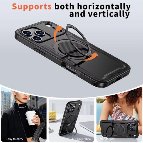 Luxurious Magnetic PU Leather Stand iPhone Case (12–16 Series) | MagSafe Wireless Charging | Premium Leather Cover Ghana