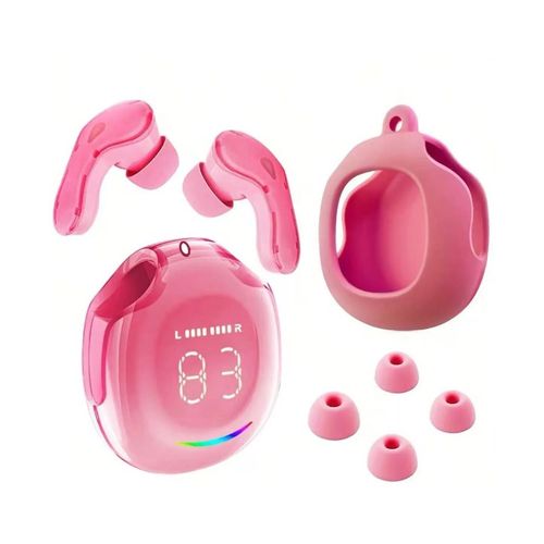 High-Gloss Crystal Clear Gradient True Wireless In-Ear Bluetooth Earbuds