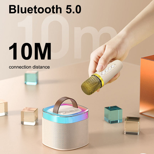 Wireless microphone and speaker combo microphone