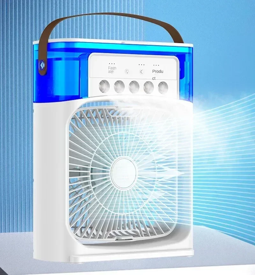 🔥New humidifying misting fan Portable USB desk fan