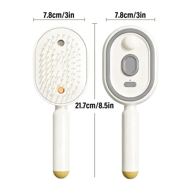 Electric spray air cushion massage comb, self-cleaning, anti-tangling, anti-static, with a hairbrush attachment, combined with essential oil atomizing aromatherapy, cares for hair, a gift for ladies, Scalp Brush, Anti tangle brushes