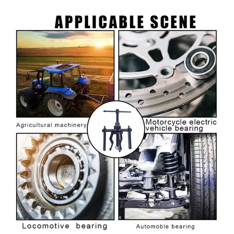 Bearing Puller, Car Inner Bearing Gear 3 Claw Puller, Handheld Tool for Automotive Repair, Automotive Repair Tools, Industrial & Machinery Maintenance