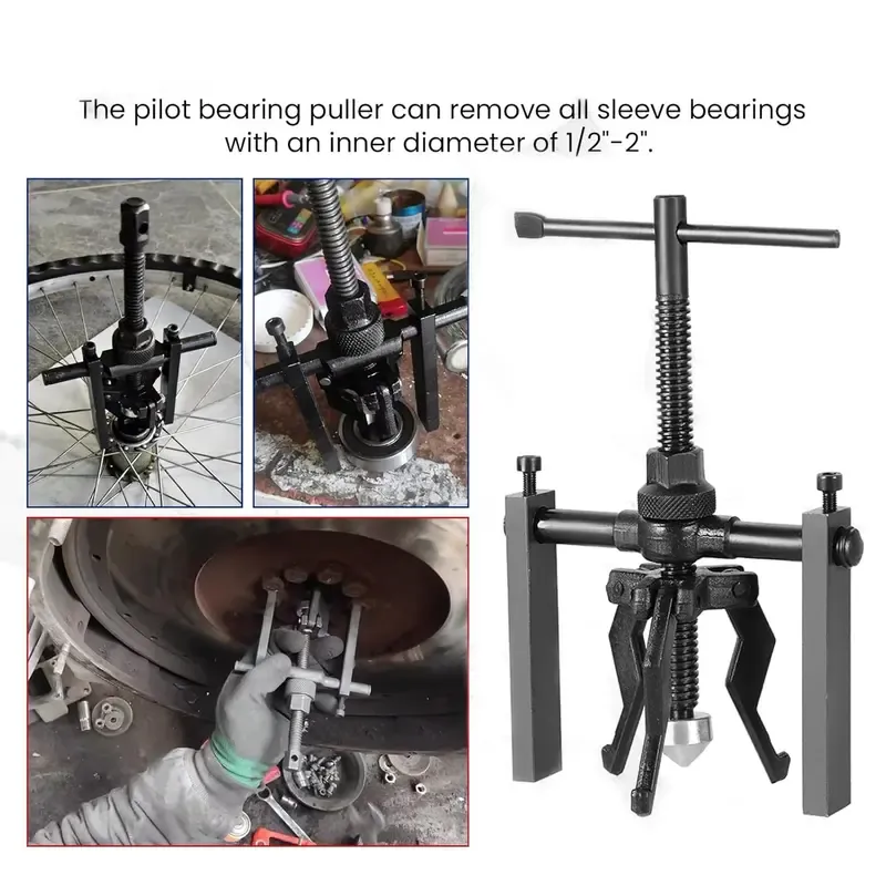 Bearing Puller, Car Inner Bearing Gear 3 Claw Puller, Handheld Tool for Automotive Repair, Automotive Repair Tools, Industrial & Machinery Maintenance