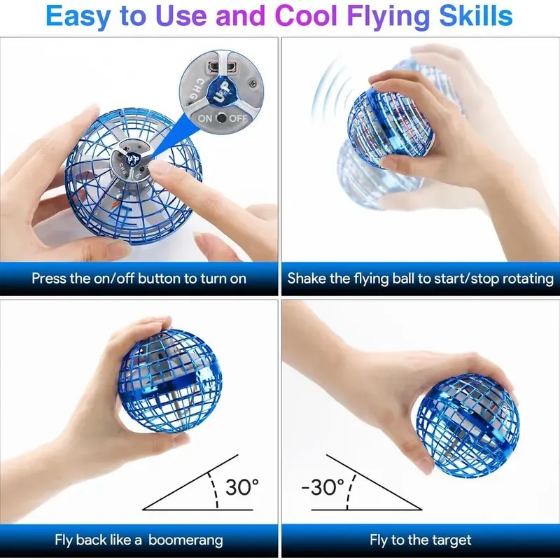 2026 Cosmic Flying Orb Hand Controlled Boomerang Hover Drone | Galactic Fidget Spinner + Outdoor Fun | Epic Gift for 6-12+ Kids & Teens! gift choices, party toys, cool gifts, family fun, Christmas gifts。