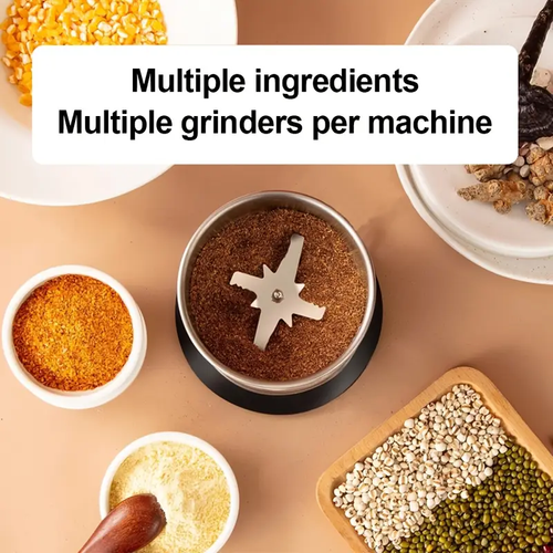 220V European Standard Household Small Grinder, Electric Pepper Powder Machine, Small Grain And Cereal Chinese Herbal Medicine Dry Grinding Wall Breaker, Coffee Bean Dry Grinder