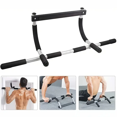 Pull-Up Bar - Total Upper Body Workout Bar for Doorway, Adjustable Width Locking, No Screws Portable Door Frame Horizontal Chin-up Bar, Fitness Exercise