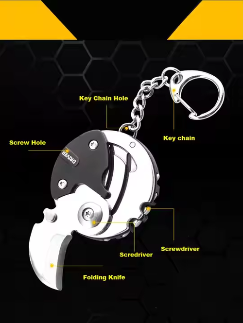 Professional Small Keychain Knives Multifunction Tools Knife Pocket Knife Multi Tool