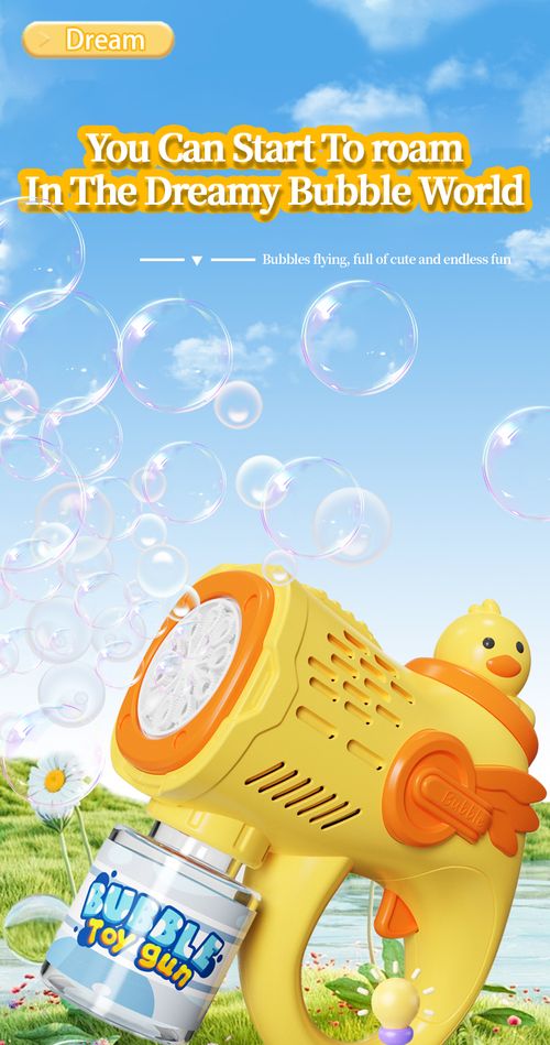 Hot sale bubble machine automatic gatling bubble gun light up children's toys