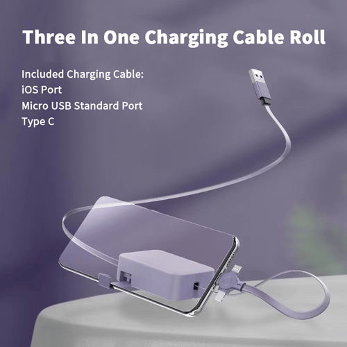 🔥Three In One Charging Cable Roll