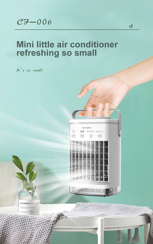 Humidifier mist air conditioning cooling fan USB desktop fan office home air circulation chiller