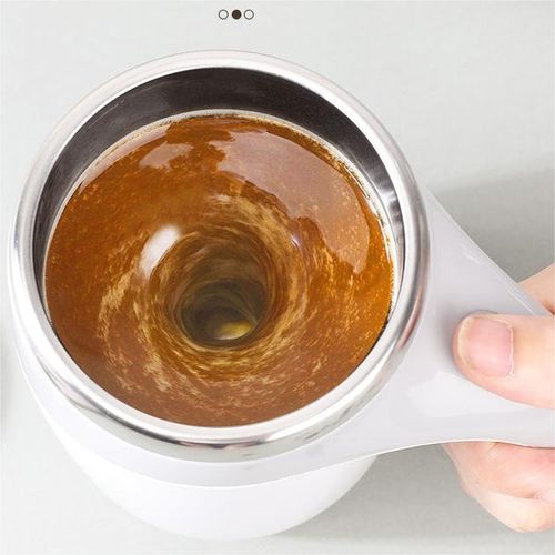 USB Auto Stirring Mug Magnetic Mug Stainless Steel Mug Coffee Mug