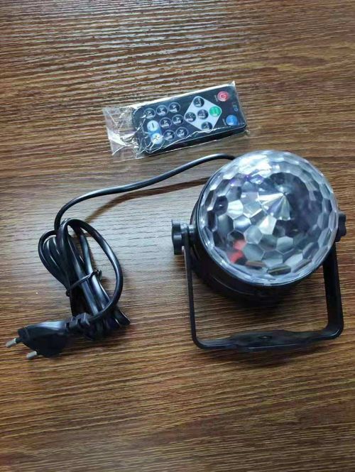 LED Rechargeable Christmas Magic Ball RGB Disco Party Flash Light DJ