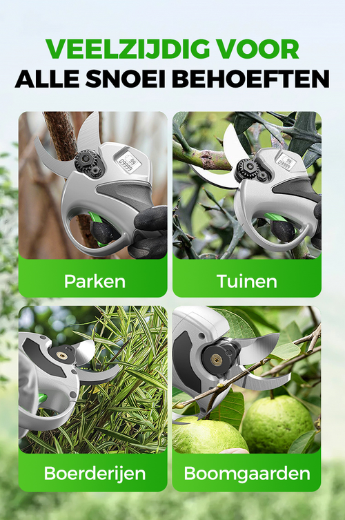 Tuin Elektrische Snoeischaar Set