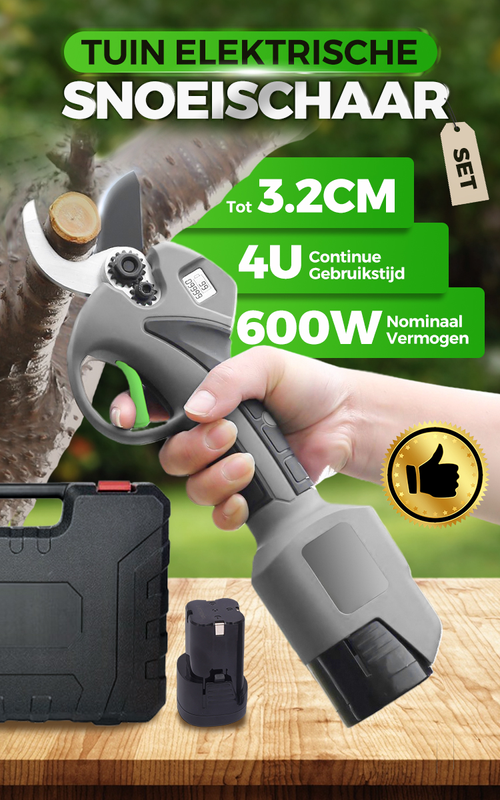 Tuin Elektrische Snoeischaar Set