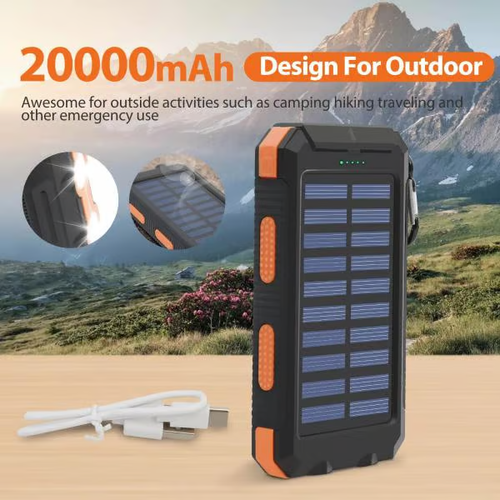 ⏰This Week Special Sales -49% OFF 🔥 Solar Power Bank