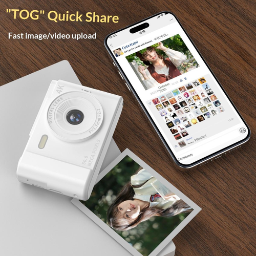 Digital camera, high-resolution CCD, suitable for travel.
