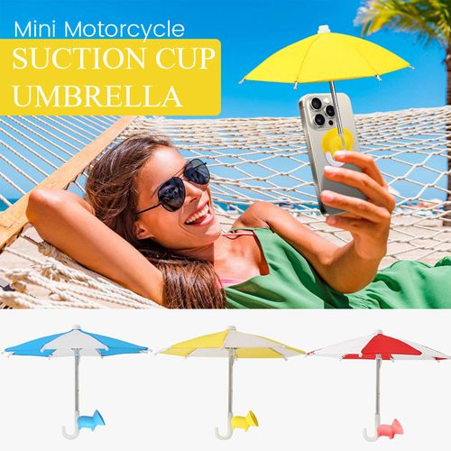 Mini Motorcycle Suction Cup Umbrella