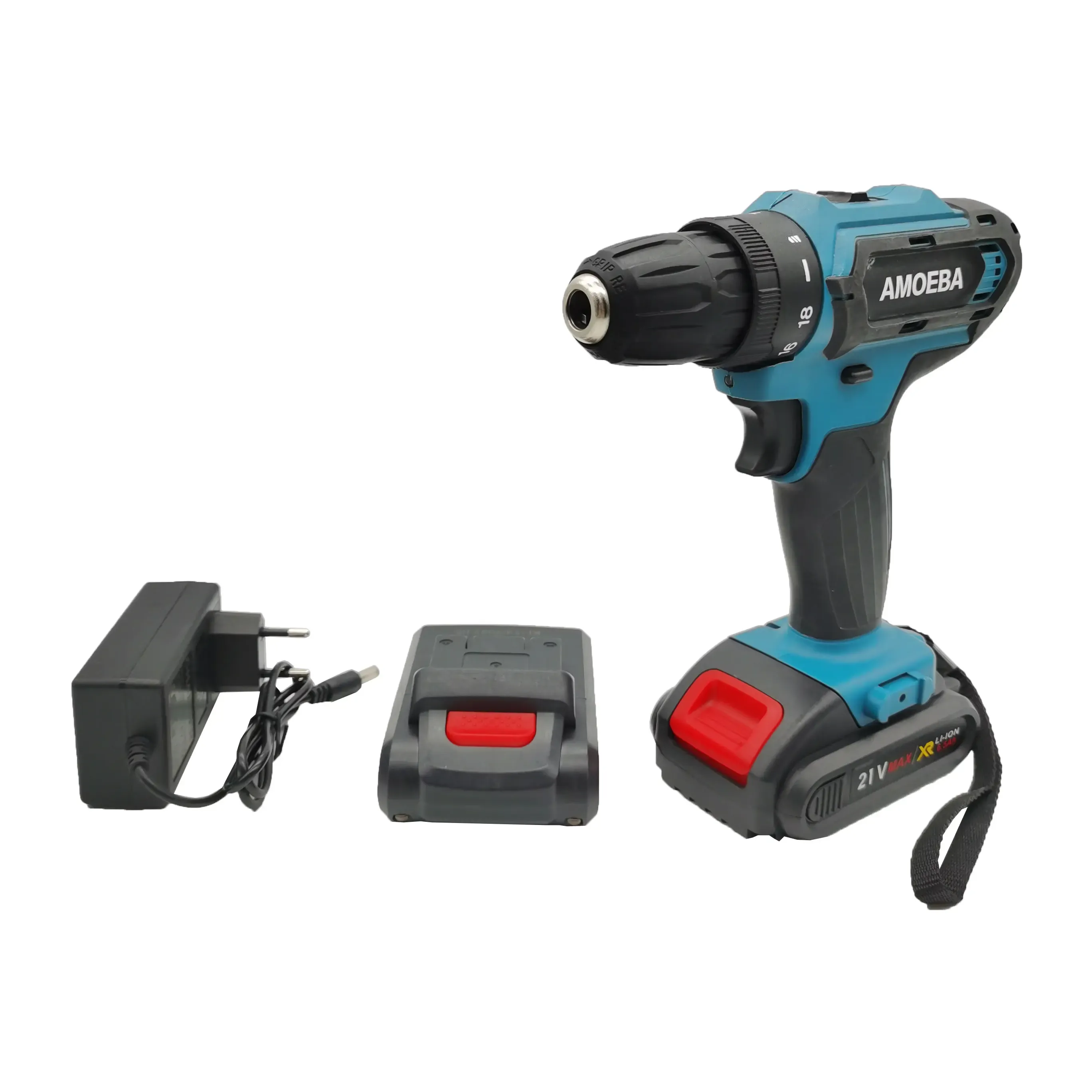 Three-Function Drill Original And Powerful 2-Speed Rechargeable Drill Professional Power Type Wireless Drill