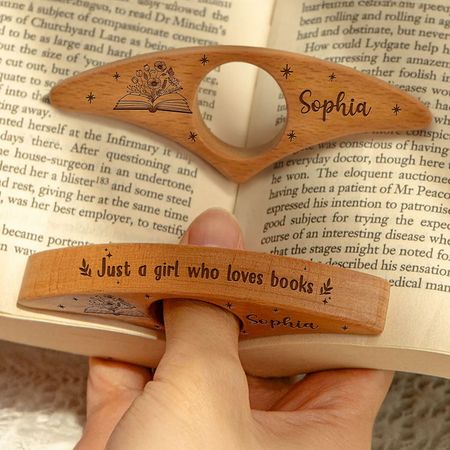 Just One More Page - Personalized Custom Book Page Holder