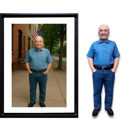 Custom 3D Photo Figurine – Personalized Soft Clay Doll, Unique Gift for Any Occasion