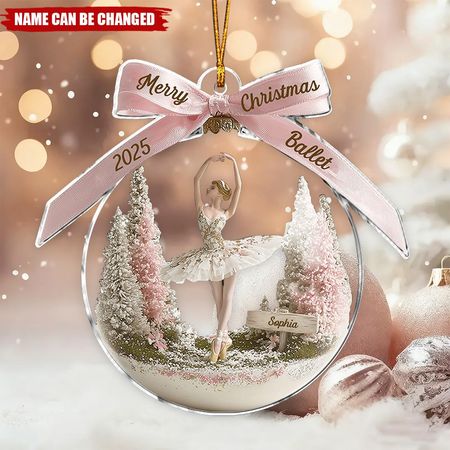 Awesome Ballet - Personalized Ballet Ornament