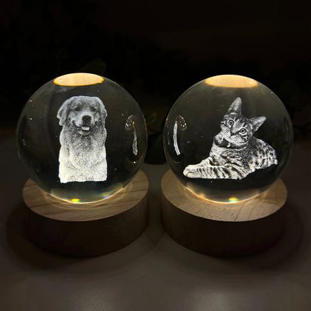 Customized Pet Photo Crystal Ball｜Retain The Good Times With You