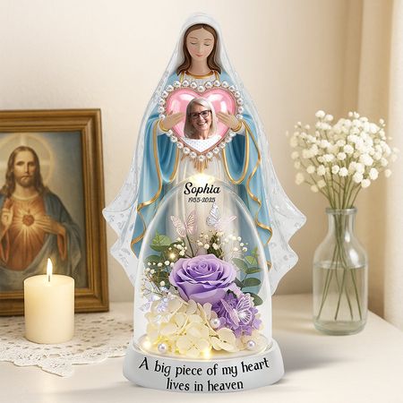 Memorial Acrylic Plaque - Custom Photo Gifts For Heaven
