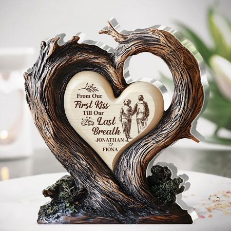 Rooted In Endless Love - Personalized Custom Shaped Squared Acrylic Plaque