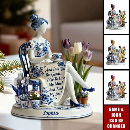 Into The Gardening I Go - Personalized Gardening Shaped Acrylic Plaque