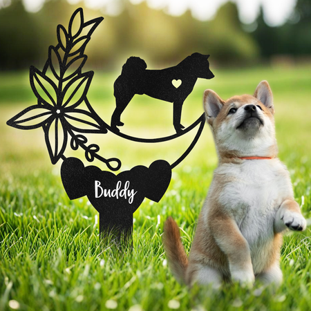 Personalized Dog Memorial Garden Stake For Dog Lovers
