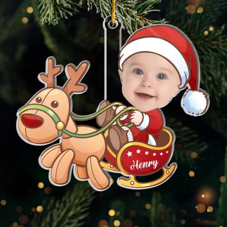 Custom Photo Santa Claus - Personalized Home Decorations