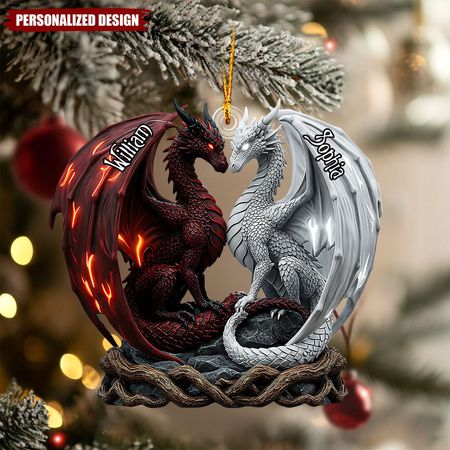 You & Me-Personalized Couple Christmas Ornament-Gift For Couple