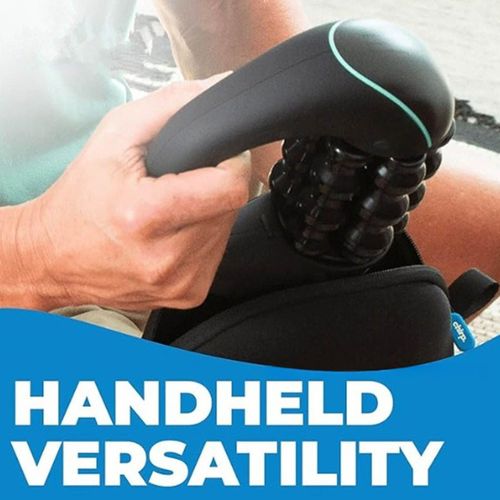 Electric Handheld Rolling Massager - Percussive Massager, Targeting Knots with Precision Deeply Relieve Muscle Soreness, 3 Levels 24 Massage Buttons for Gentle Heat Application