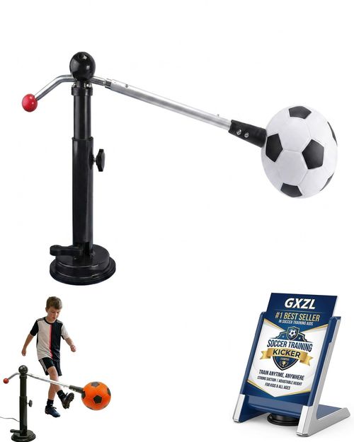 360 Soccer Trainer Solo Practice Equipment Adjustable Waist Belt Elastic Cord Ball Control Dribbling Passing Shooting Touch Training Aid Youth Kids Teens Adults