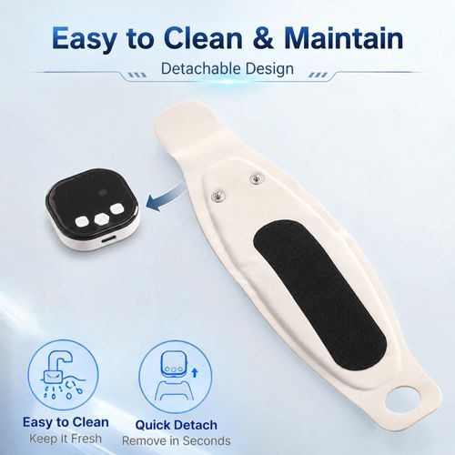 Electric Wrist Massager, Adjustable Microcurrent Wrist Support Wrap with 8 Modes 30 Intensity Levels Cordless Wrist Massage for Home Office Travel