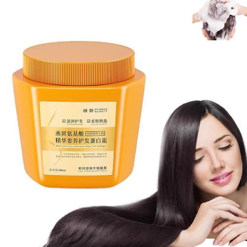 Amino Acid Essence Luxury Nourishing Hair Protein Cream, Repairing Essence Hair Mask, Amino Acid Moisturizing Repair Hair Care Conditioner,For Dry Damaged Hair