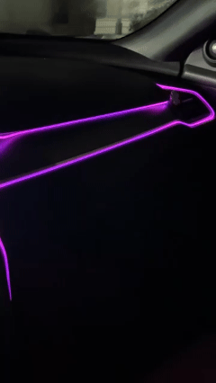 Interior Car LED Strip Lights APP Control, 5 in 1 RGB 16 Million Colors Ambient Lighting Kit with 236 inches Fiber Optic, Music Mode Inside Car Lighting Decorations