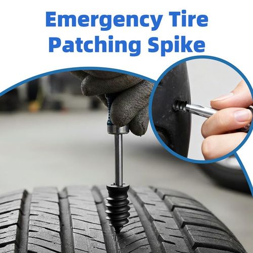 Tire Repair Nails Kit with 2 Sizes, 2026 New Vacuum Tire Repair Rubber Nail, Screw in Tire Repair Plugs, Fast Self-Service Tire Repair Tools for Car, Motorcycle, Truck (40 Pcs)