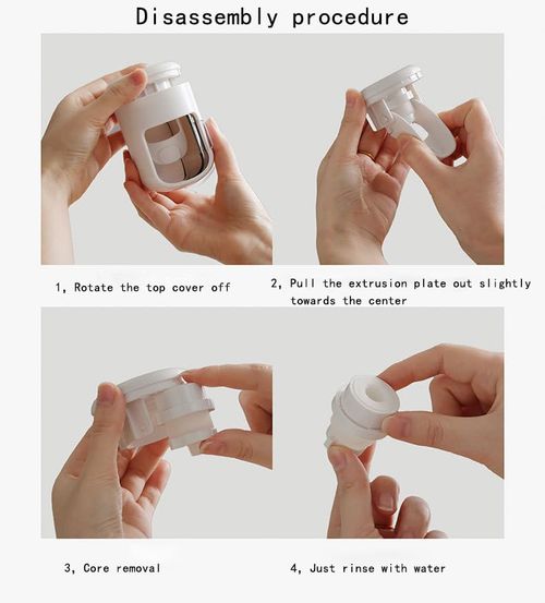 Toothpaste Dispenser Wall Mounted Bathroom Automatic Toothpaste Squeezer,Visualization of Toothpaste Flow Rate(White&Transparent)