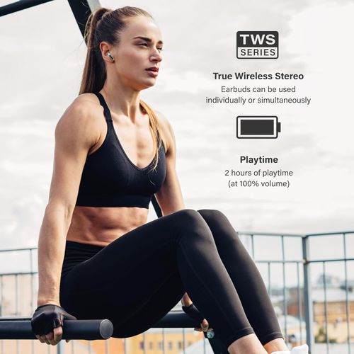 Bluetooth Wireless Earbuds with LED Display Charging Case, True Wireless Stereo, 3 Hour Playtime on 1 Hour Charge, 240 Hour Standby Time, 200mAh USB-C Rechargeable Case, Bluetooth 5.3