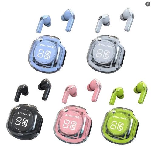 Bluetooth Wireless Earbuds with LED Display Charging Case, True Wireless Stereo, 3 Hour Playtime on 1 Hour Charge, 240 Hour Standby Time, 200mAh USB-C Rechargeable Case, Bluetooth 5.3