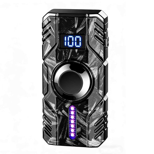 Outdoor Windproof Lighter: Adjustable Flame, Transparent Fuel Tank, Durable Alloy Body—Ideal for Hiking, Camping, and BBQ