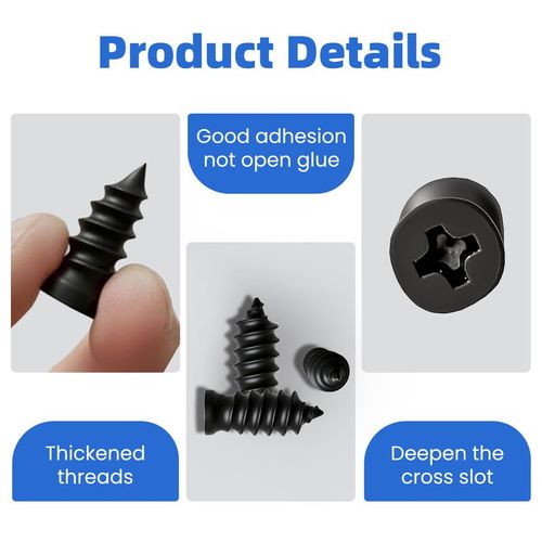 Tire Repair Nails Kit with 2 Sizes, 2026 New Vacuum Tire Repair Rubber Nail, Screw in Tire Repair Plugs, Fast Self-Service Tire Repair Tools for Car, Motorcycle, Truck (40 Pcs)