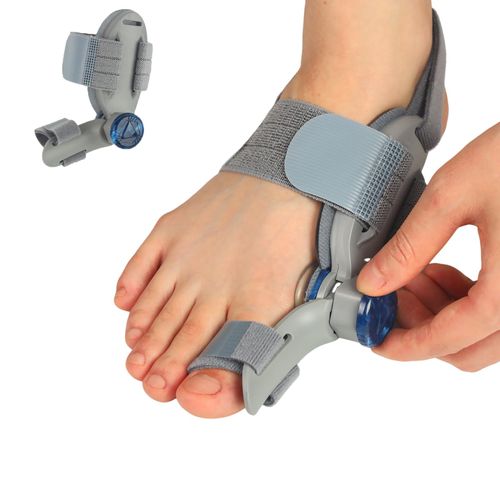 Bunion Corrector for Women Men Big Toe,Adjustable Knob Bunion Corrector for Bunion Relief,Bunion Fix with Bunion Silicone Pad,Suitable for Left and Right Feet(1PCS)