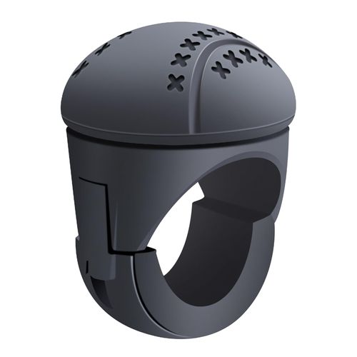 New Generation Silicone Steering Wheel Knob, Anti-Slip Boat Steering Wheel Knob, Universal for Cars, Trucks, Boat, Tractors(Black) KRT-SWK1B