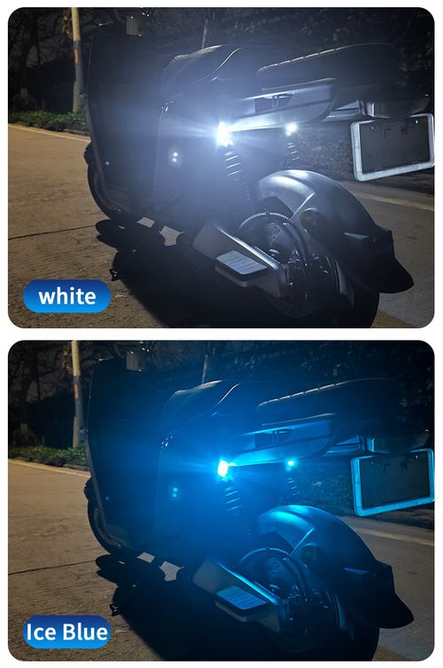 4-Piece Led Anti-Collision Lights with Remote Control, Multi-Color Warning Signal Lights for Motorcycles, PVC Circuit Board