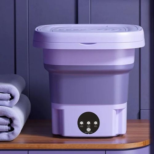 Washer Machine 8L Portable Washing Mini Foldable Sock Underwear Panties Retractable Household Washing Machine with Spinning Dry Washing Machine